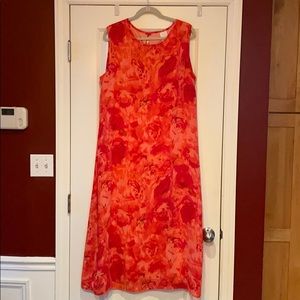 Lined maxi tank dress